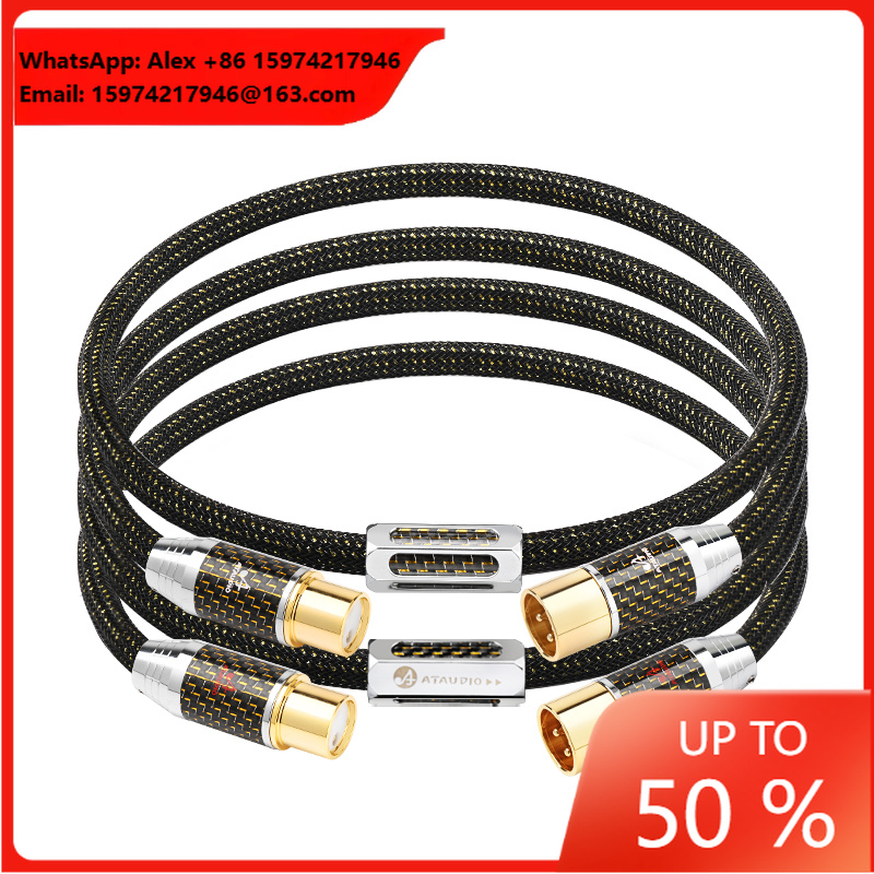 Cable Xlr Balanced - ATAUDIO Professional 2XLR Balanced Audio Video