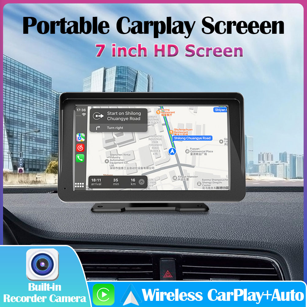 Audio Music Png - 7-Inch Universal Touch HD Screen Car