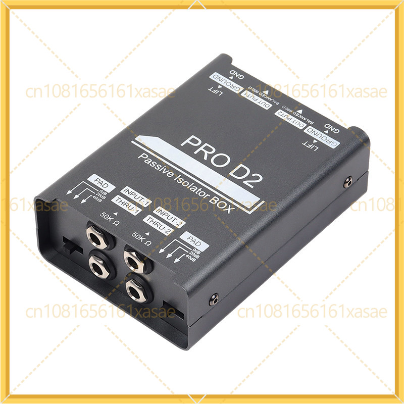 Cable Xlr Balanced - For Professional Instrument DI Box 6.5mm