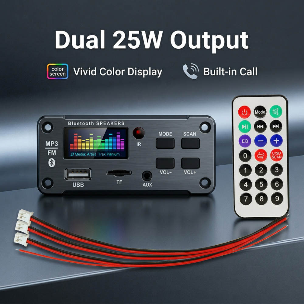 Audio Music Play - 50W Amplifier Bluetooth MP3 WMA WAV