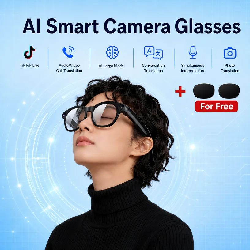 AI Smart Shooting Glasses, Sup - đánh giá và giá Audio Music Free Online