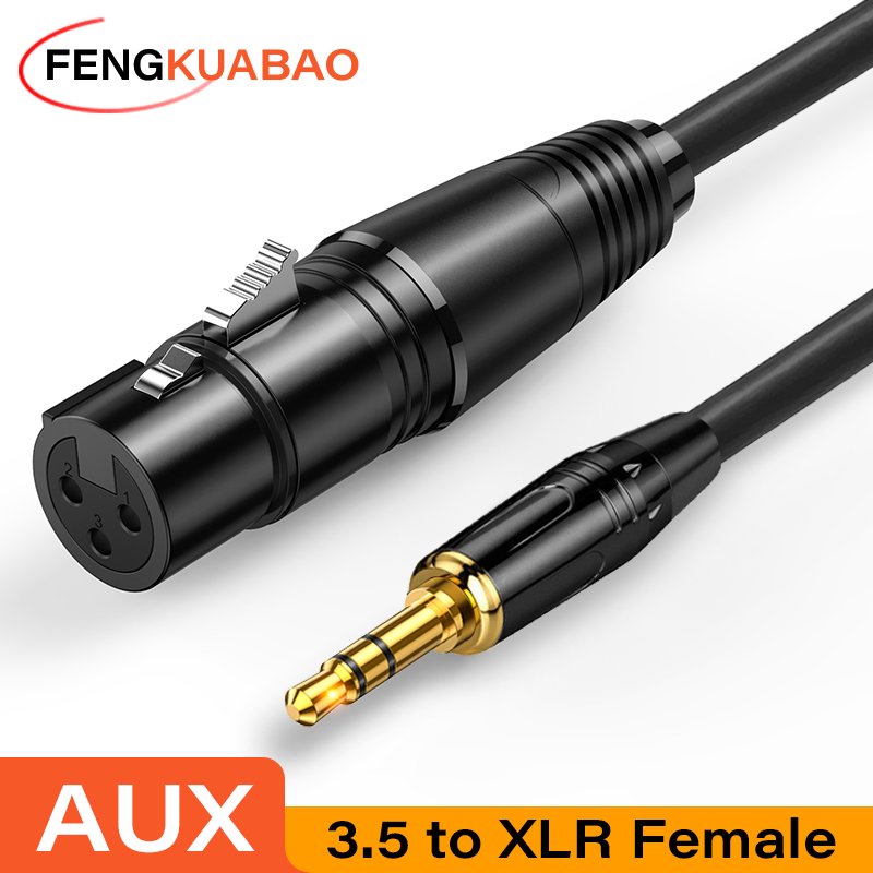 XLR to AUX 3.5mm Jack Audio Ca - đánh giá và giá Cable Xlr Balanced
