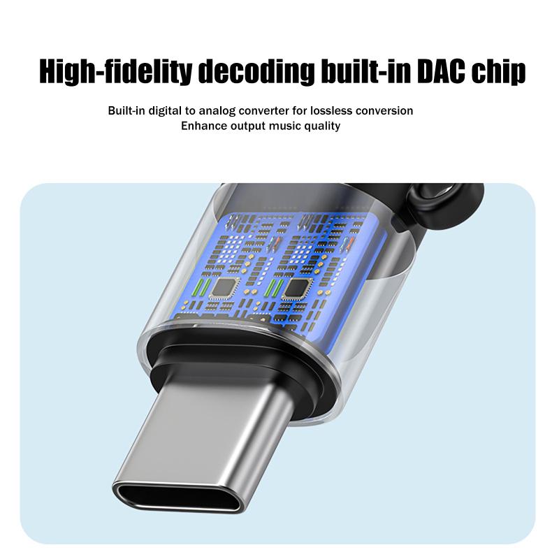 Type C to 3.5mm Jack DAC Decod - đánh giá và giá Audio Music Free Online