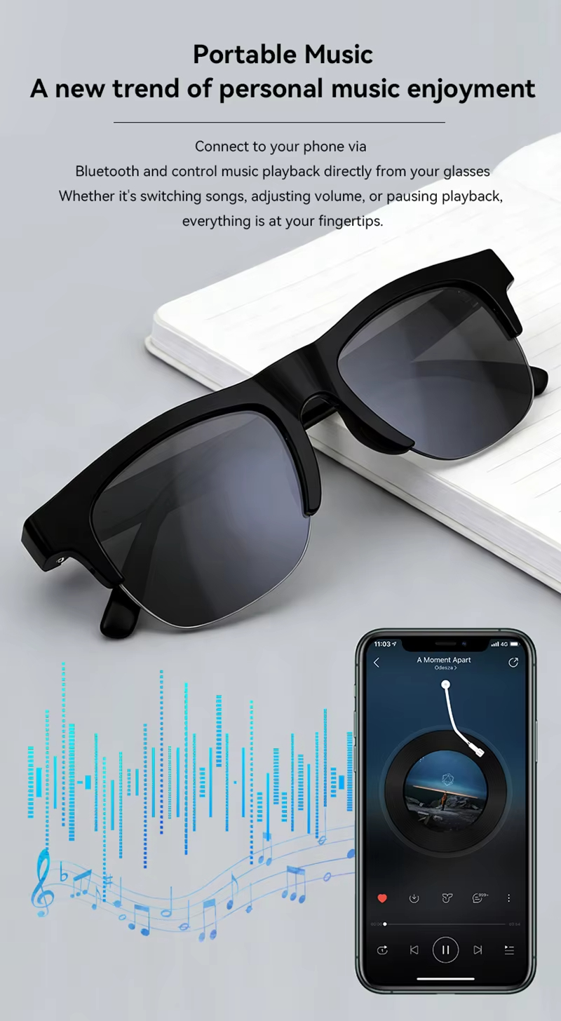 8K Smart AI Glasses 2400MP Tra - đánh giá và giá Audio To Music