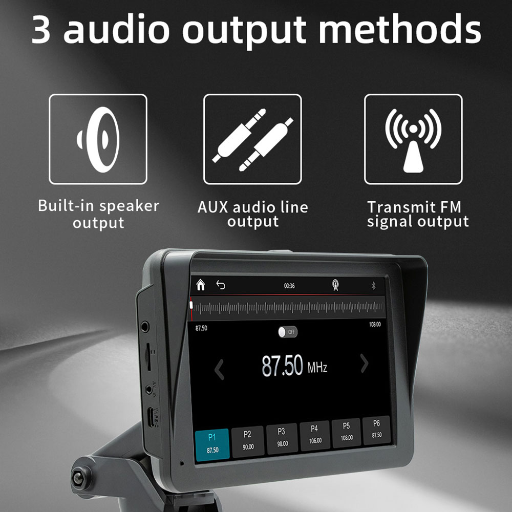 7-Inch Universal Touch HD Scre - đánh giá và giá Audio Music Png