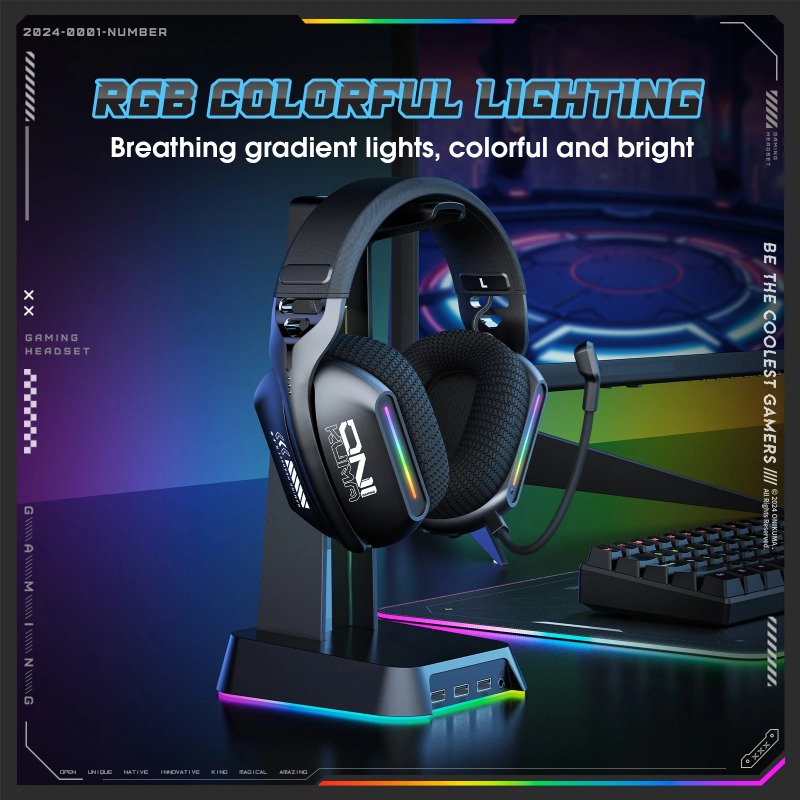ONIKUMA GT808 Wireless Gaming  - đánh giá và giá Contact Pickup Mic