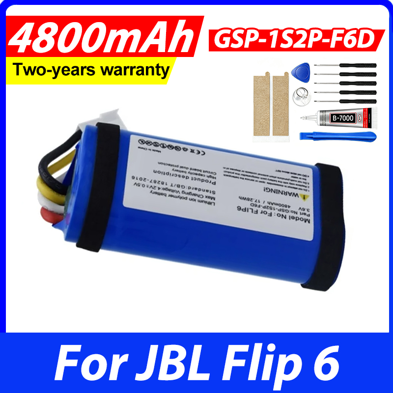 4800mAh Battery For JBL Flip 6 - đánh giá và giá Jbl Speaker Flip 6