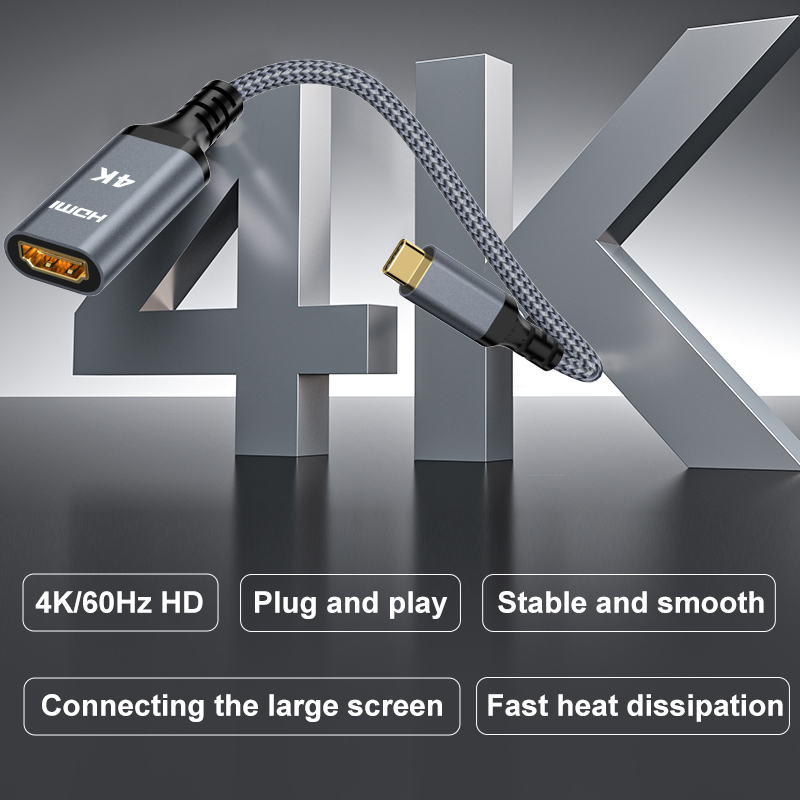 USB C to HDMI Adapter 4K@60Hz  - đánh giá và giá Contact Pickup Mic
