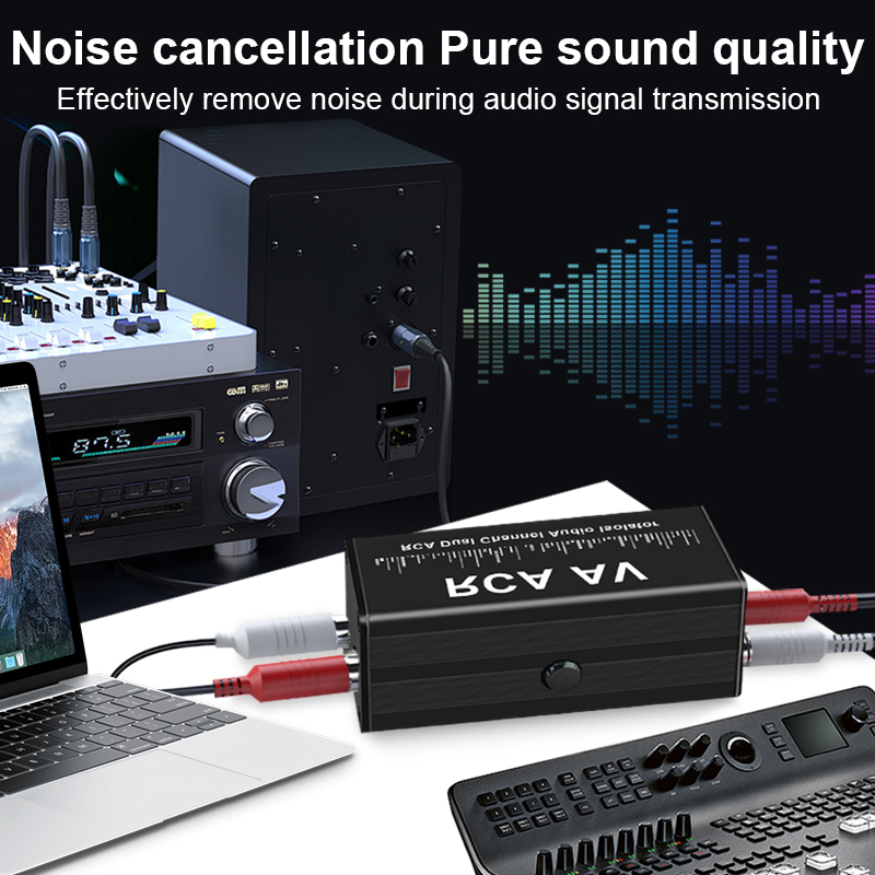 Portable 2 Channels RCA Ground - đánh giá và giá Audio To Music