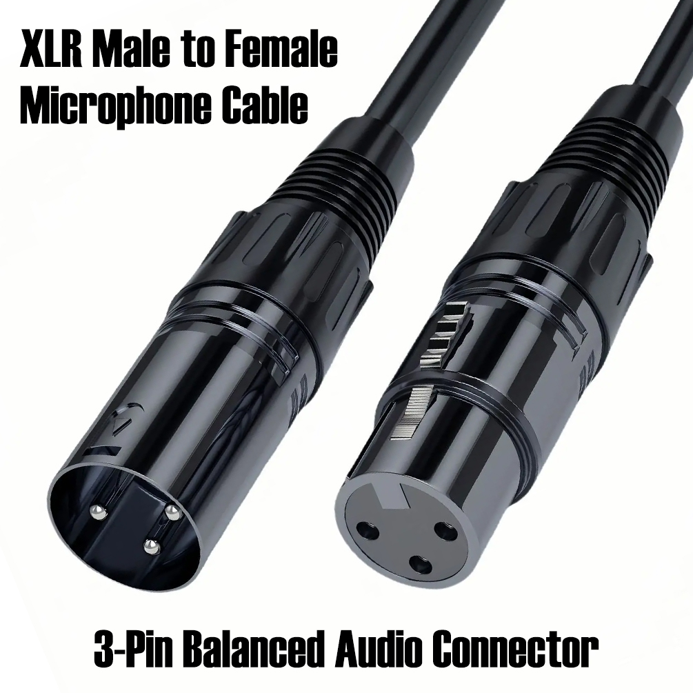 3-Pin XLR Male to Female Balan - đánh giá và giá Cable Xlr Balanced