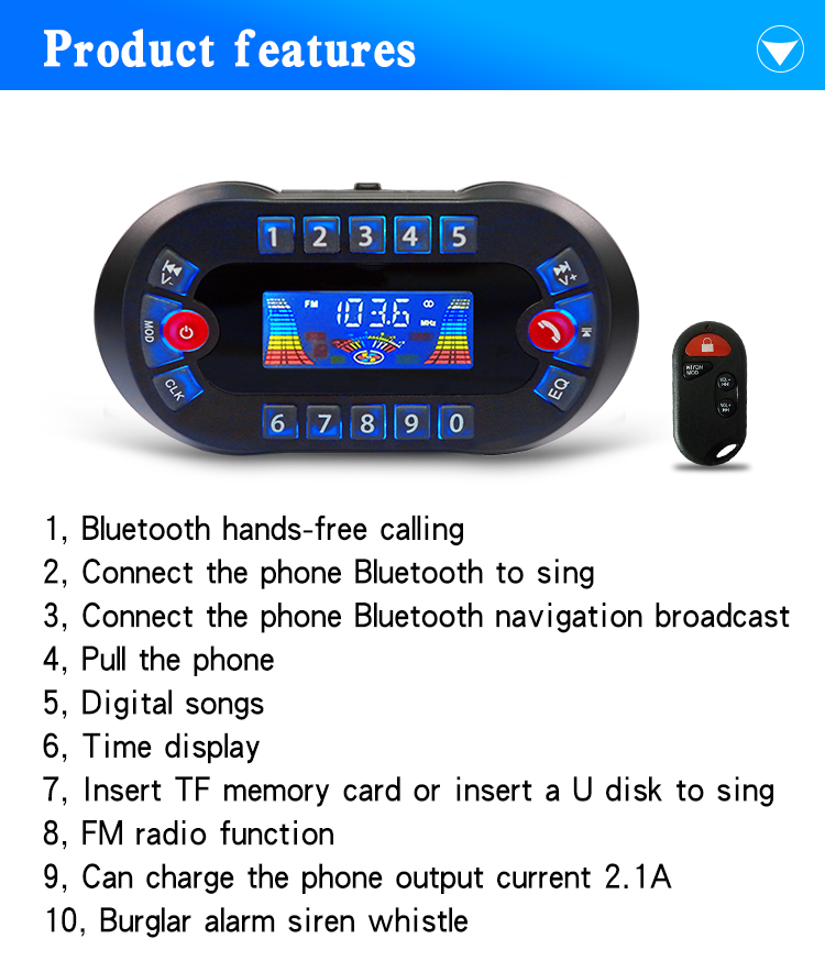 MT730 Motorcycle Bluetooth Spe - đánh giá và giá Audio Music Play