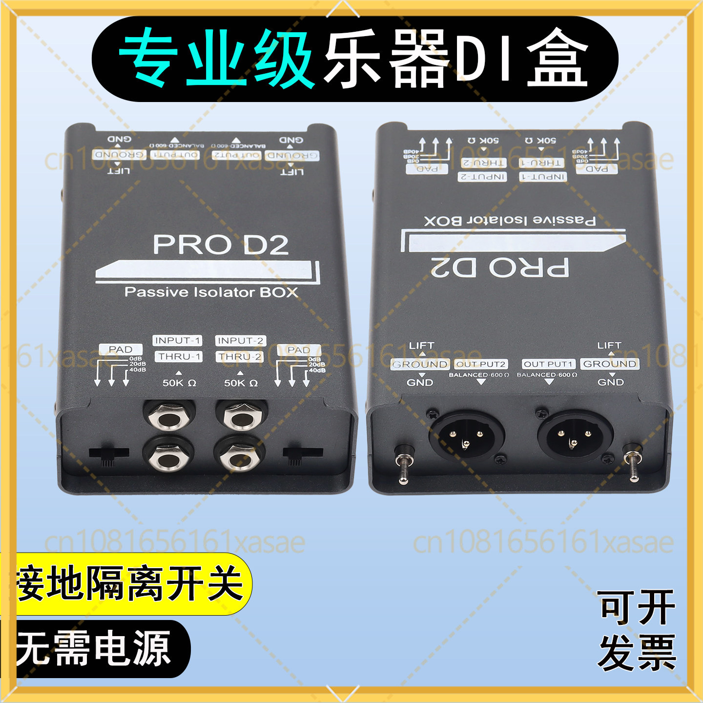 For Professional Instrument DI - đánh giá và giá Cable Xlr Balanced