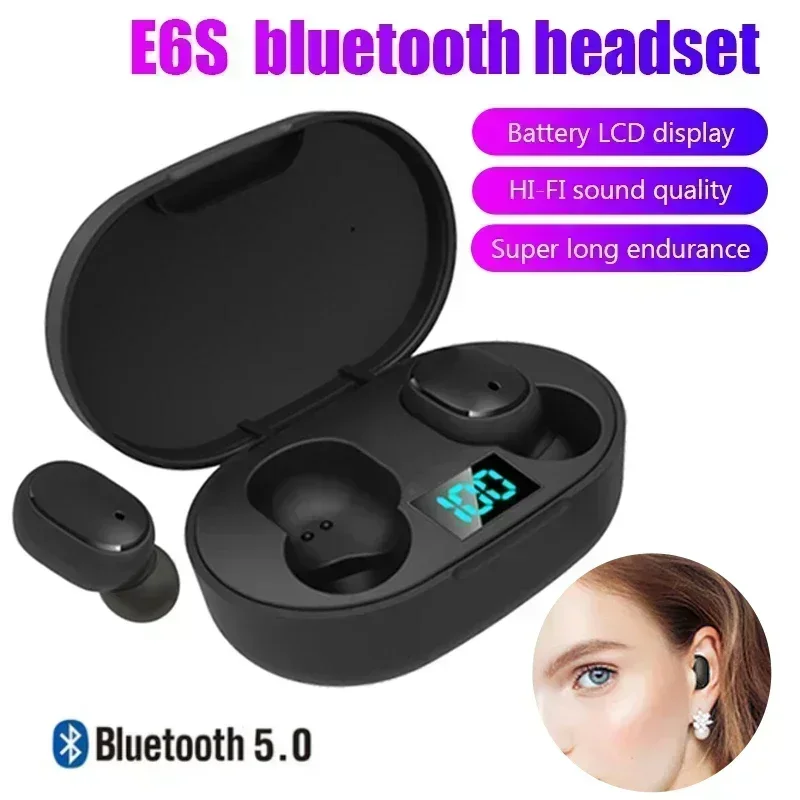 New TWS E6S wireless Bluetooth - đánh giá và giá Contact Pickup Mic