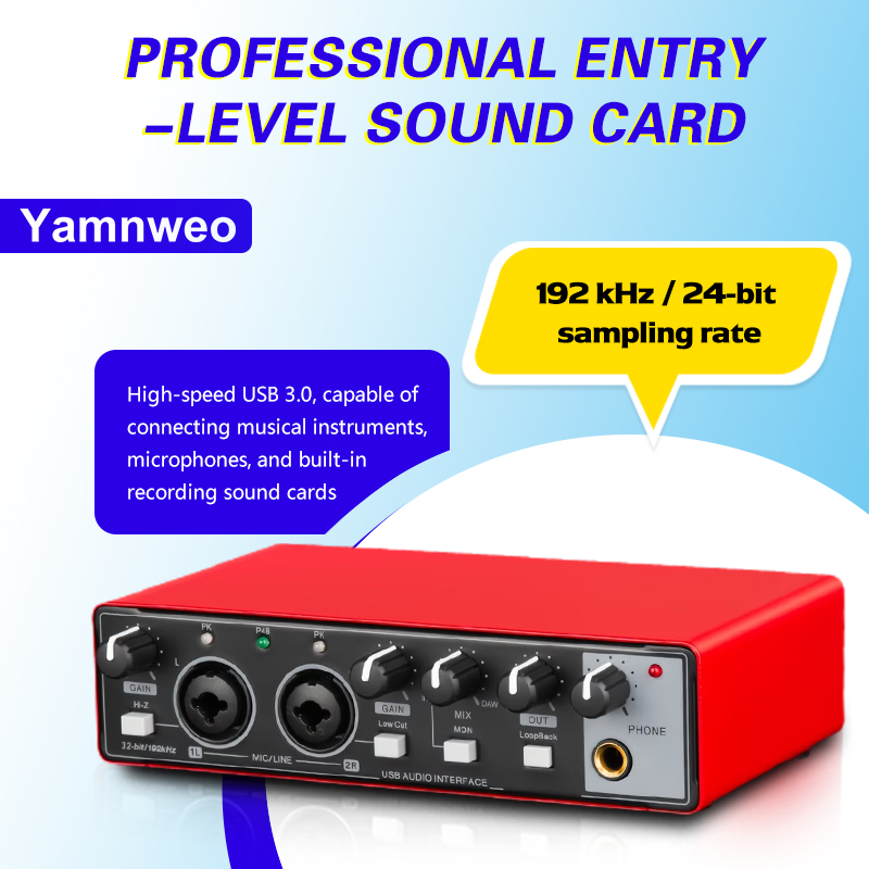 YAMNWEO MD21 Red USB Audio Int - đánh giá và giá Audio Music Production