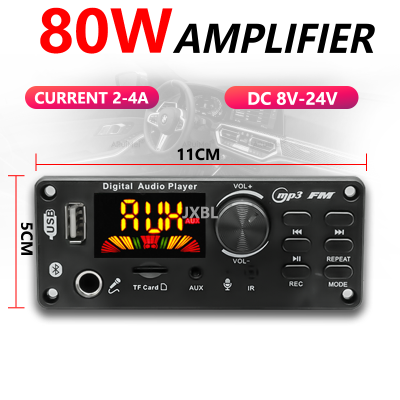 80W Bluetooth 5.0 MP3 Decoder  - đánh giá và giá Audio Music Play
