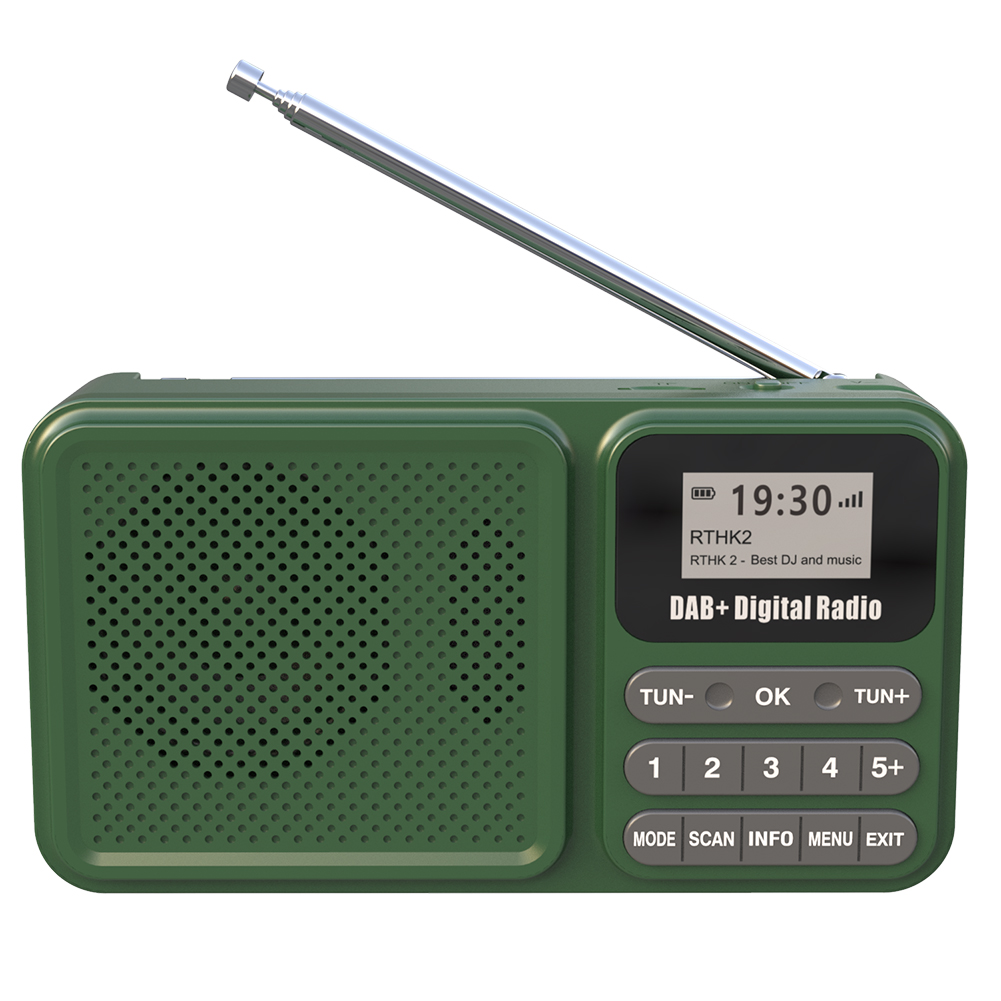 Portable DAB+ Radio with LCD D - đánh giá và giá Audio Music Play