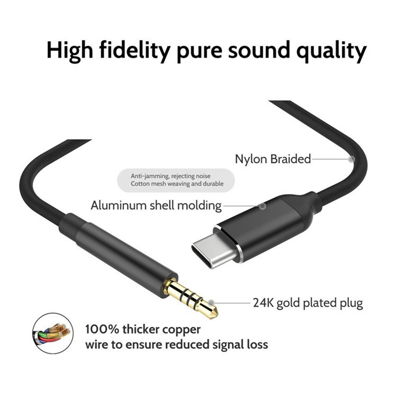 Usb Type C To 3.5mm Aux Audio  - đánh giá và giá Contact Pickup Mic